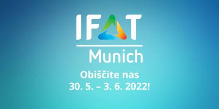 Obiščite nas na sejmu IFAT 2022 v Münchnu!