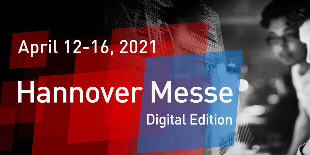 Vabljeni na HANNOVER MESSE DIGITAL med 12. in 16. aprilom 2021