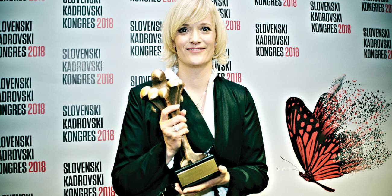 Eva Cvelbar Primožič is the Personnel Manager of the Year