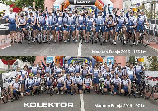 Kolektor ponovno z najštevilčnejšo ekipo na Maratonu Franja