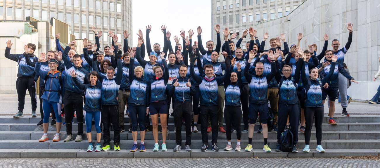 Več kot 240-članska Kolektorjeva ekipa na Ljubljanskem maratonu