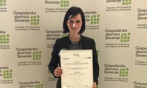 Karla Kosmač received the silver innovation award
