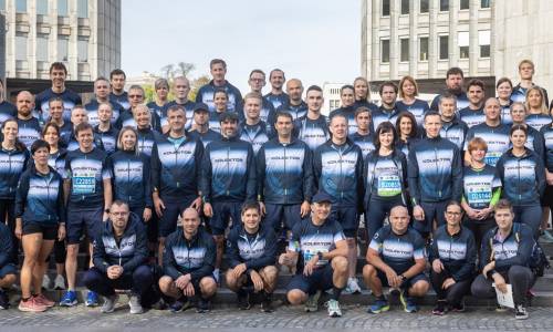 230 runners, one team: Kolektor at the Ljubljana Marathon
