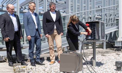 Launch of FRIDA – Dr. Tomaž Boh, Directorate for Science and Innovation, Ministry of Higher Education, Science and Innovation (MIZM); Prof. Dr. Gregor Dolinar, Vice-Rector of the University of Ljubljana; Mr. Valter Leban, President of the Management Board