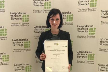 Karla Kosmač received the silver innovation award