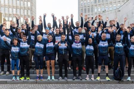 Več kot 240-članska Kolektorjeva ekipa na Ljubljanskem maratonu